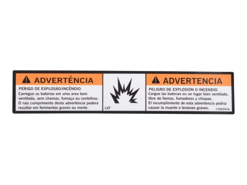 1704341 Warn Batt Vent (Lat) Decal | JLG