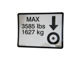 1704524 Decal, Max Tire Load | JLG