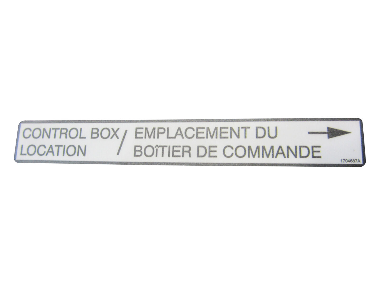 1704687 Cntrl Box Location Decal | JLG