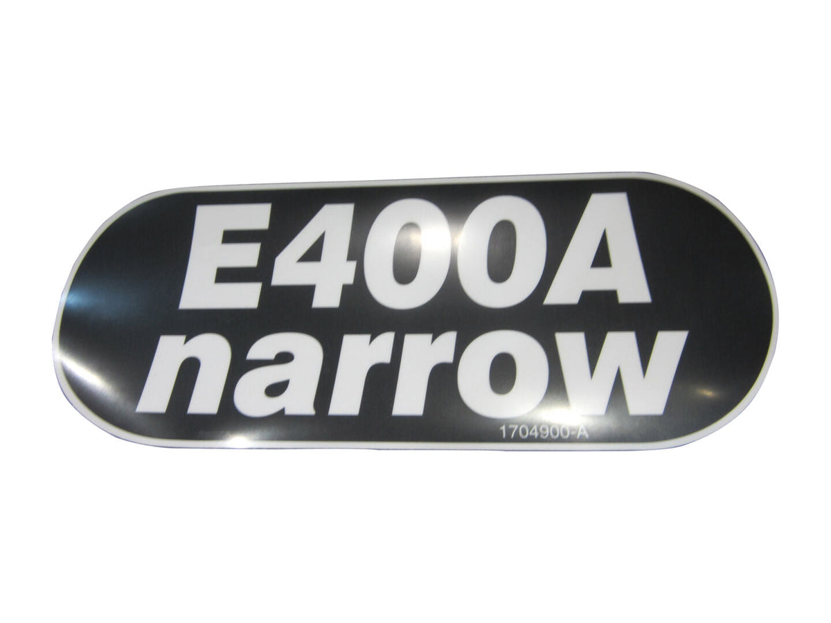 1704900 Decal, Model Designation E400A | JLG