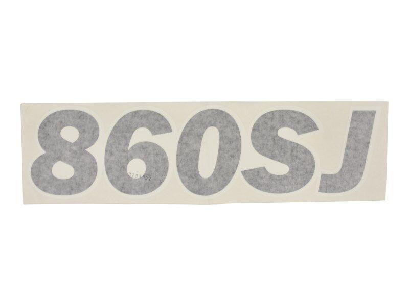 1704907 Decal, 860SJ Model Design. | JLG