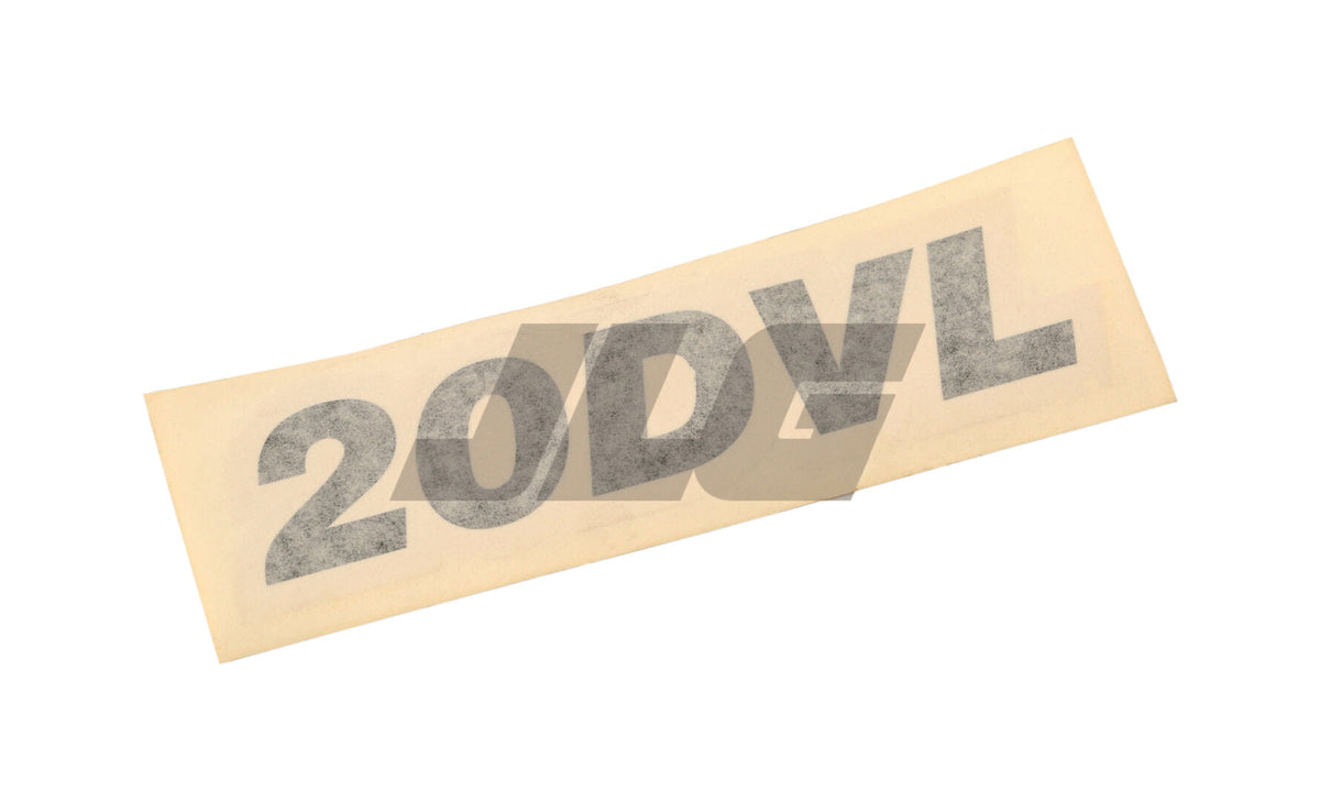1705017 Decal, Model Desig 20Dvl | JLG