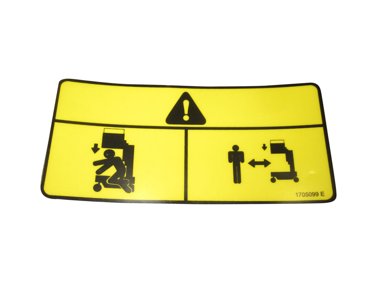1705099 Decal, Crushing Hazard | JLG
