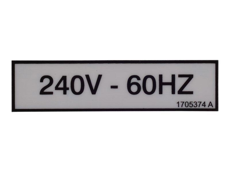 1705374 240V 60Hz Decal | JLG