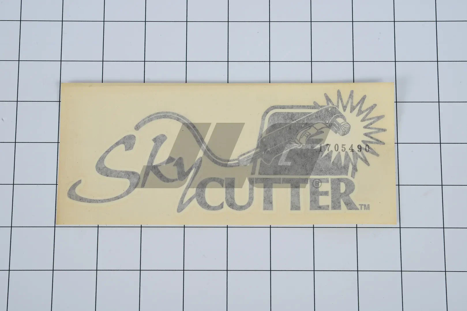 1705490 Plasma Cutter Weight Decal | JLG