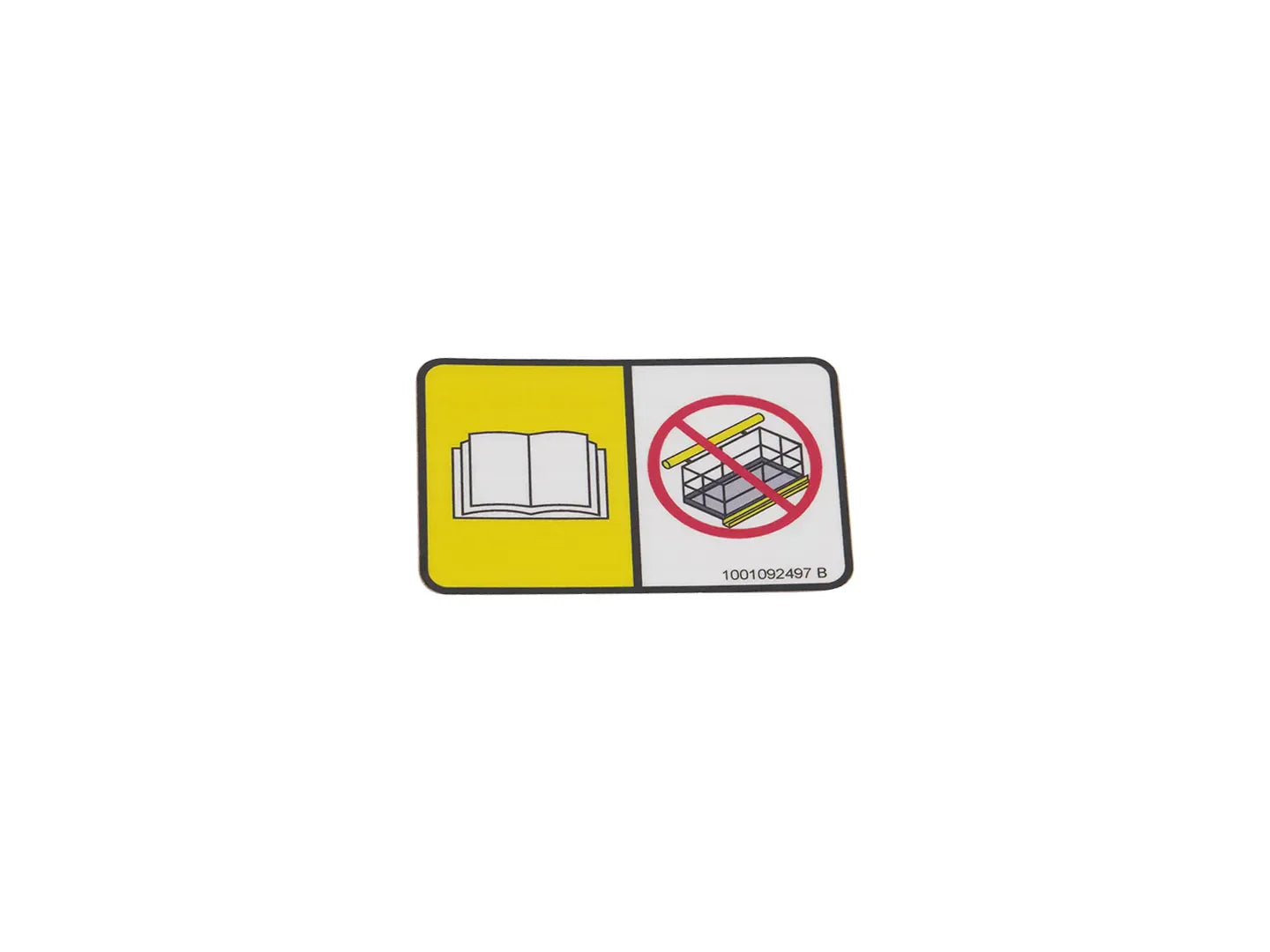 1705503 Tip-Over Plf (Kor) Decal | JLG