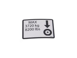 1705669 Decal, 8200# Max Tire Load | JLG