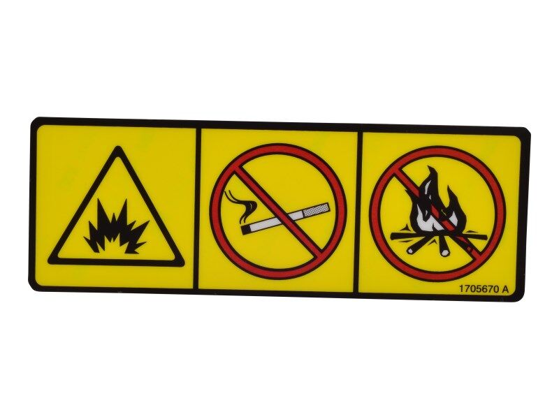 1705670 Explosion/Fire Ce Decal | JLG