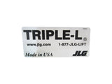 1705783 Decal, Triple-L | JLG