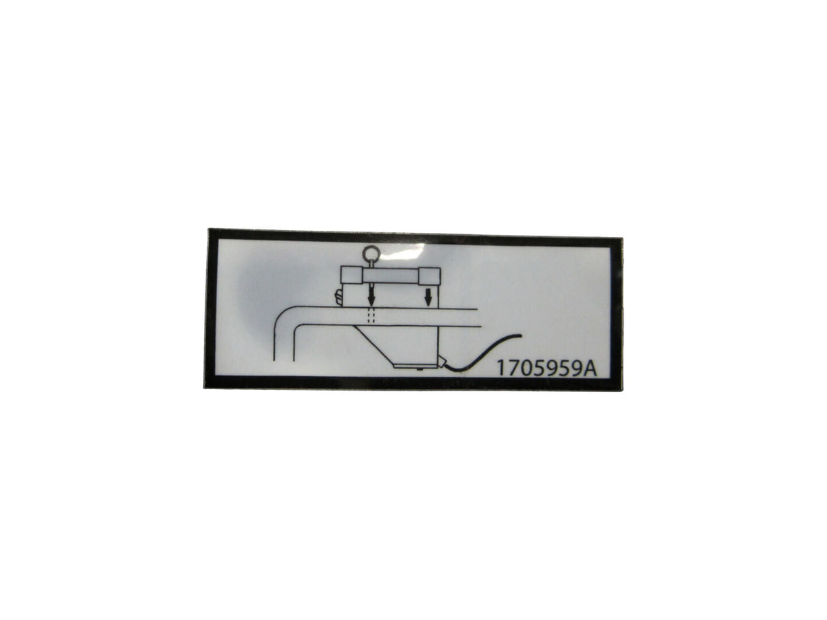 1705959 Decal, Control Box Location | JLG