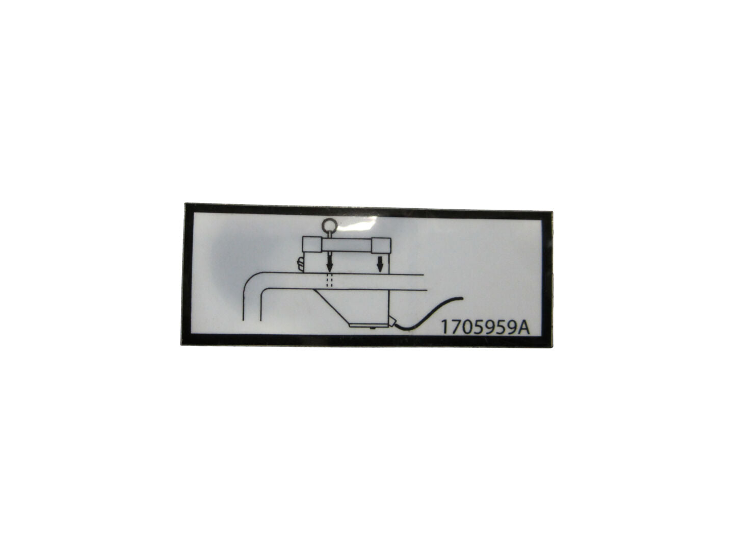 1705959 Control Box Location Decal | JLG
