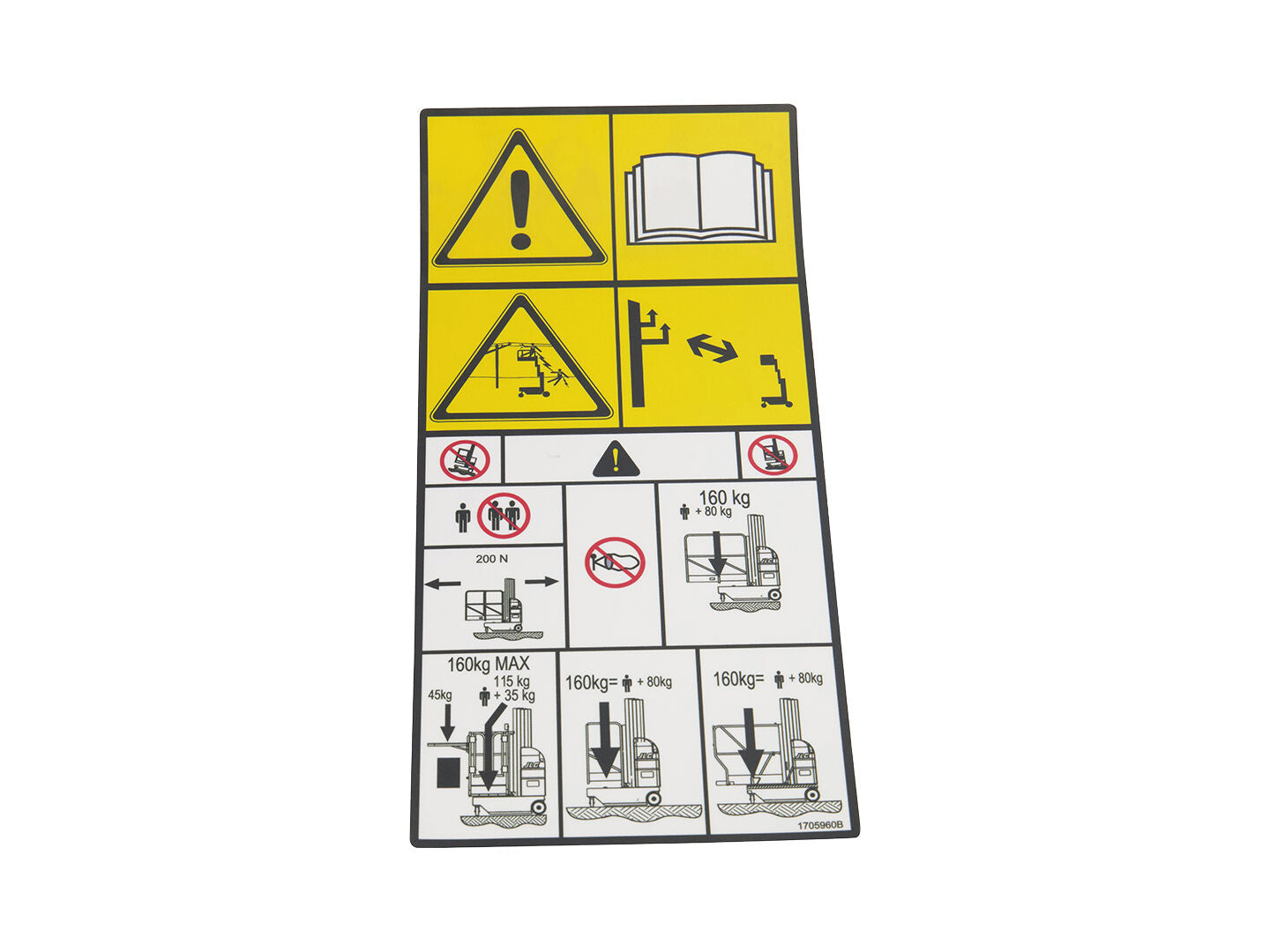 1705960 Warning Decal | JLG