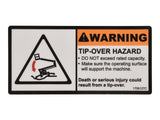 1706127 Decal, Tip Over (Engine) | JLG