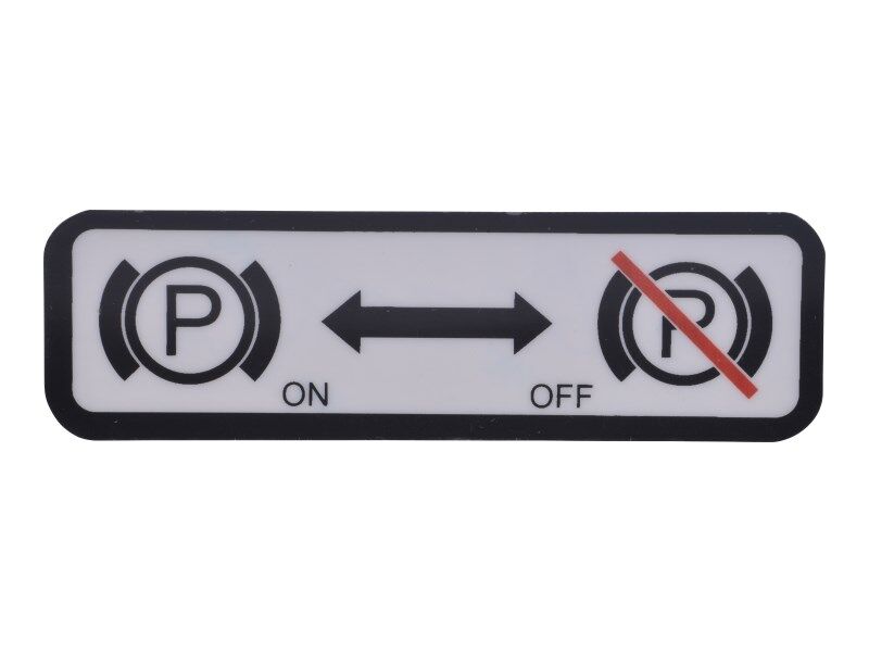 1706209 Park Brake Decal | JLG