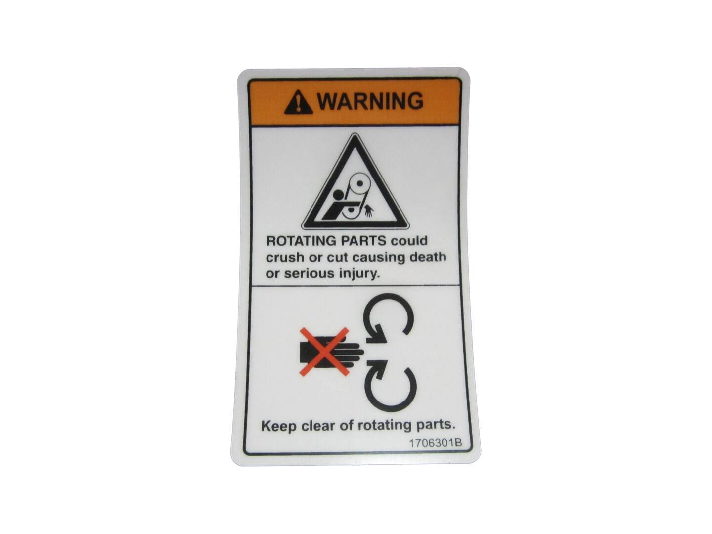 1706301 Decal_Moving Parts | JLG