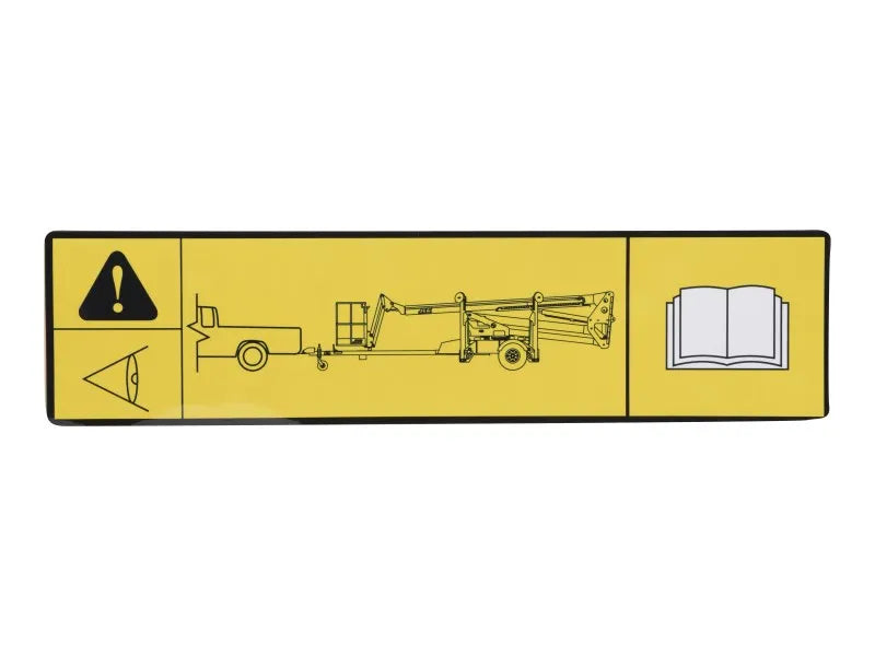 1706320 Tow Check List Decal | JLG