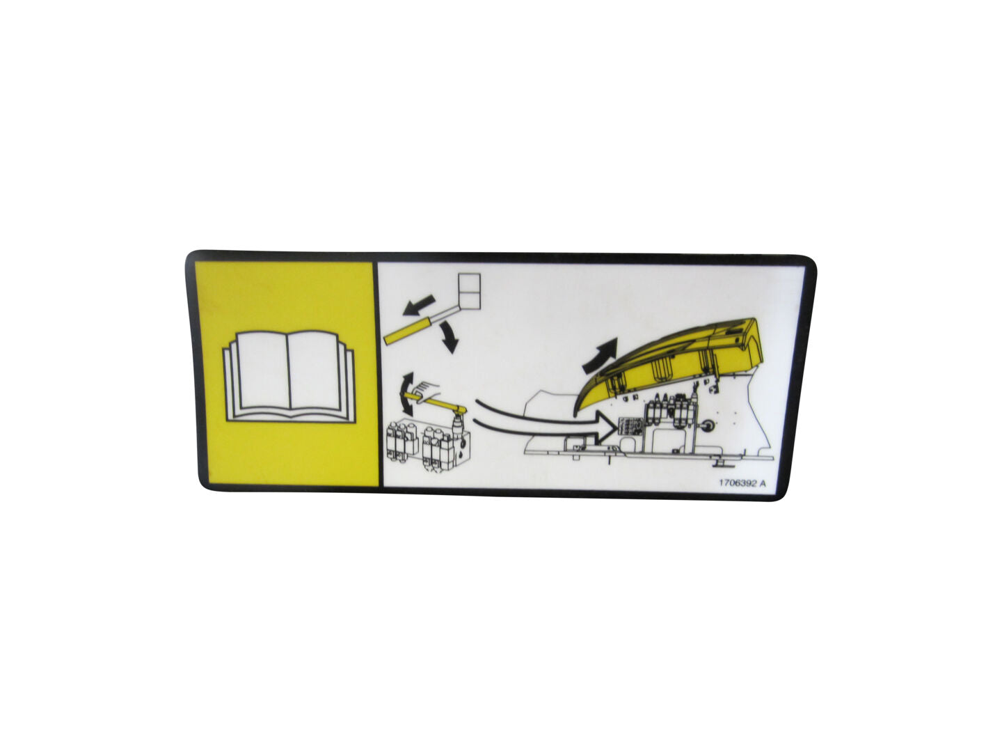 1706392 Manual Descent Instruct Decal | JLG