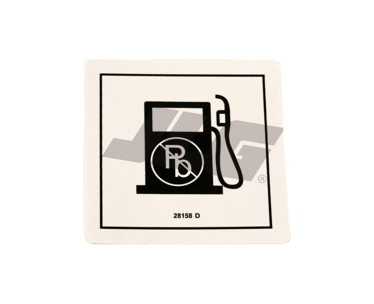 28158 Decal, Unleaded Gas Only | Genie