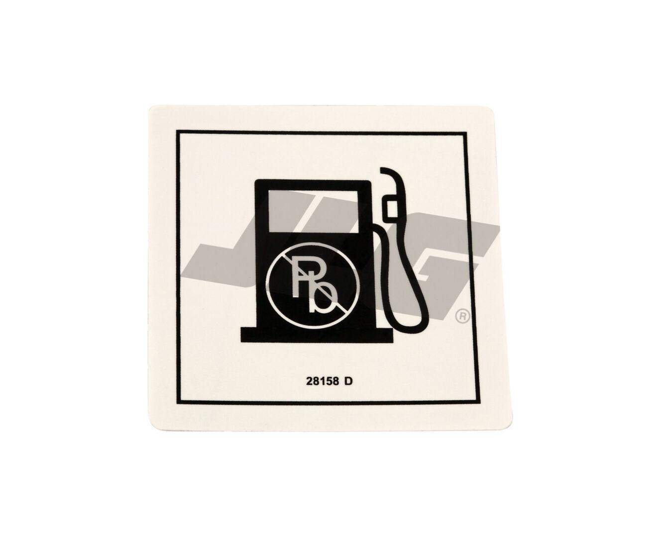 28158 Unleaded Gas Only Decal | Genie