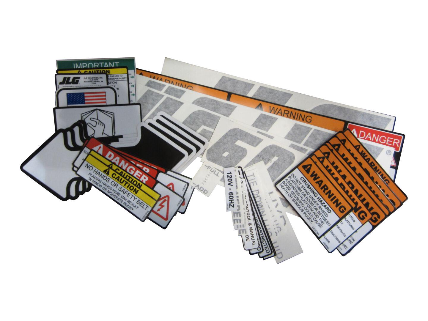 2900633 Dom) (Blk) Decal Kit (60H | JLG