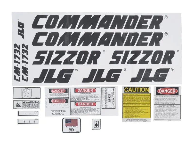 2900844 Kit Cm1732 Dom Decal | JLG