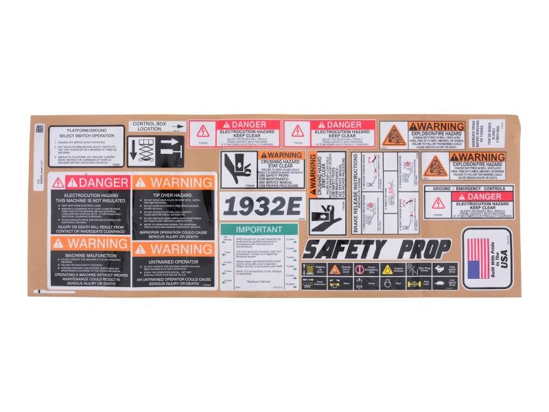 2900925 Decals (1932/Dom) | JLG