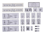 2902070 Kit Decal Pictogram 1932E2 | JLG