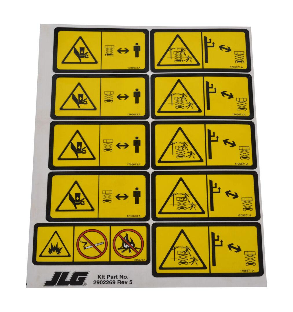 2902269 Decal Kit Multi-Color Aus (Es) | JLG