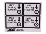 2902306 Decal Kit Max Tire Load | JLG