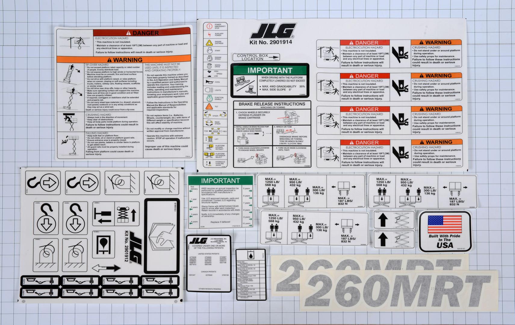 2910480 Decal (Engine) (Dom/Lat/Brz/Csa) | JLG