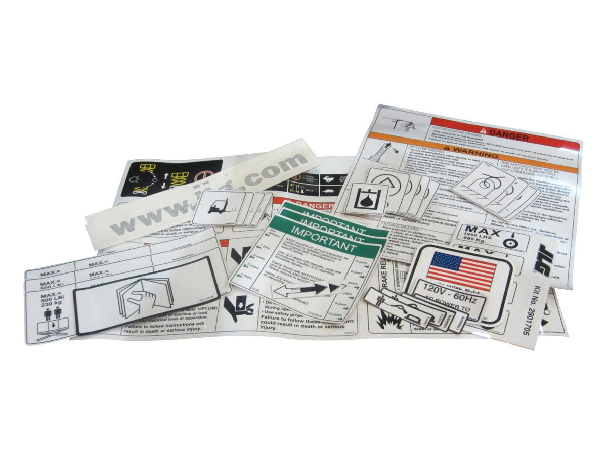 2910753 Decals (Dom/Csa), 2632E2 | JLG