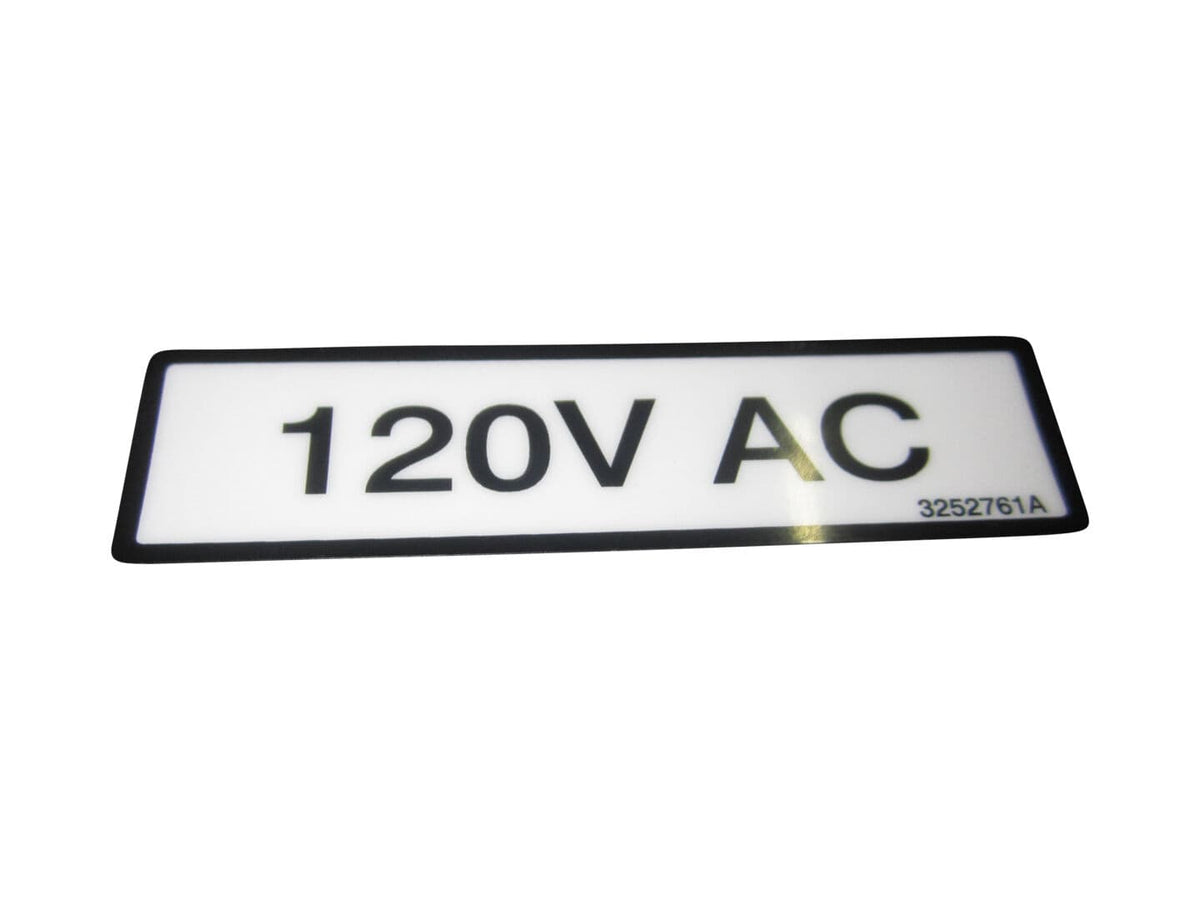 3252761 Nameplate, 120V. | JLG