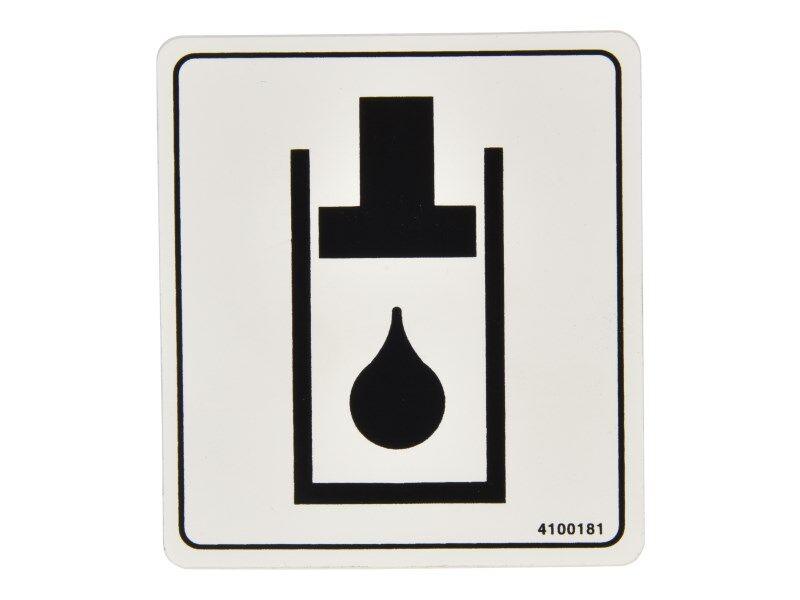 4100181 Decal Hydraulic Oil | JLG