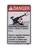 4107601 Decal Rear Stabilizer Danger | JLG
