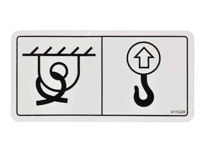 4110226 Decal Lift Point/Tie Down | JLG