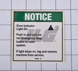 46238 Notice, Error Light | Genie