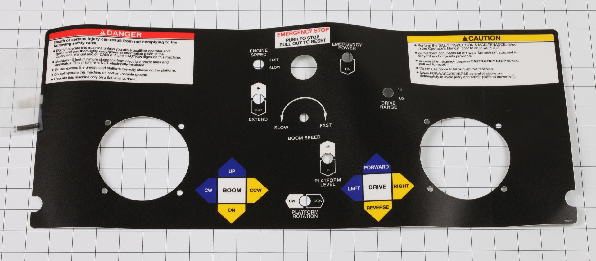 70041112 Control Box Decal | JLG