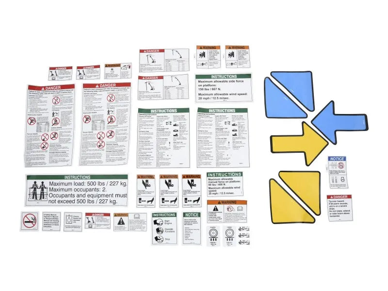 70041503 Z45Ic Word Decal Kit | JLG