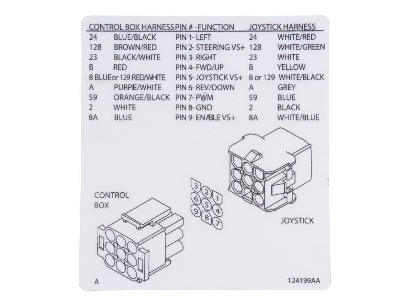 70041539 Joystick Connector Decal | JLG