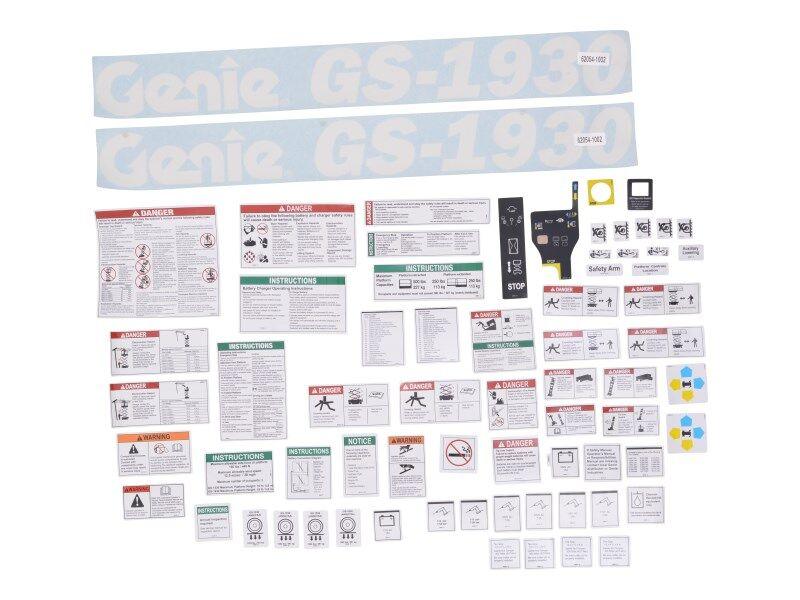 70041542 Ans Wrd 1930 Comp Decal Kit | JLG