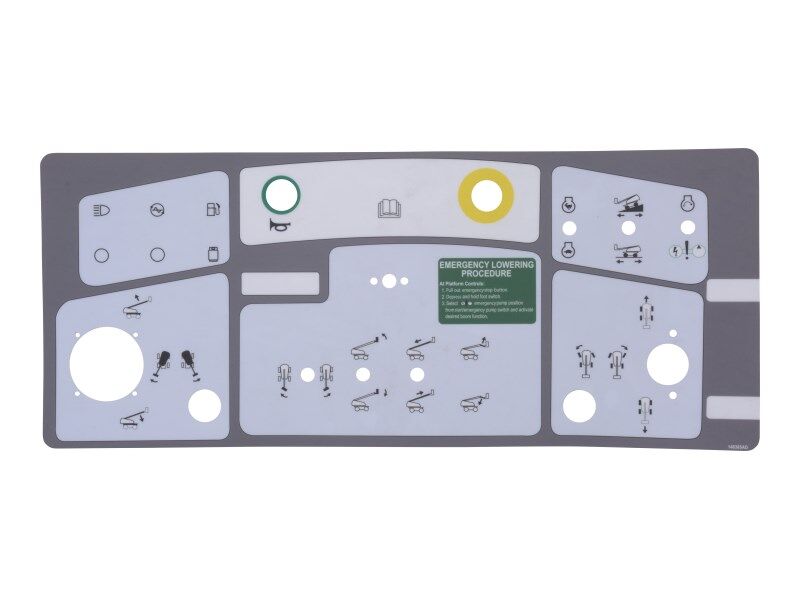 70043158 Platform Control Decal | JLG