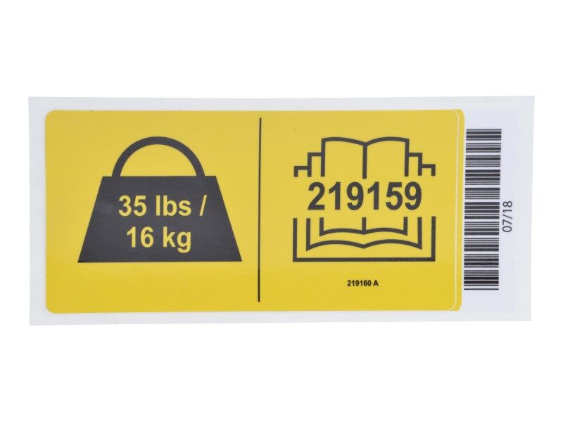 70043238 Ops Instruction Decal | JLG