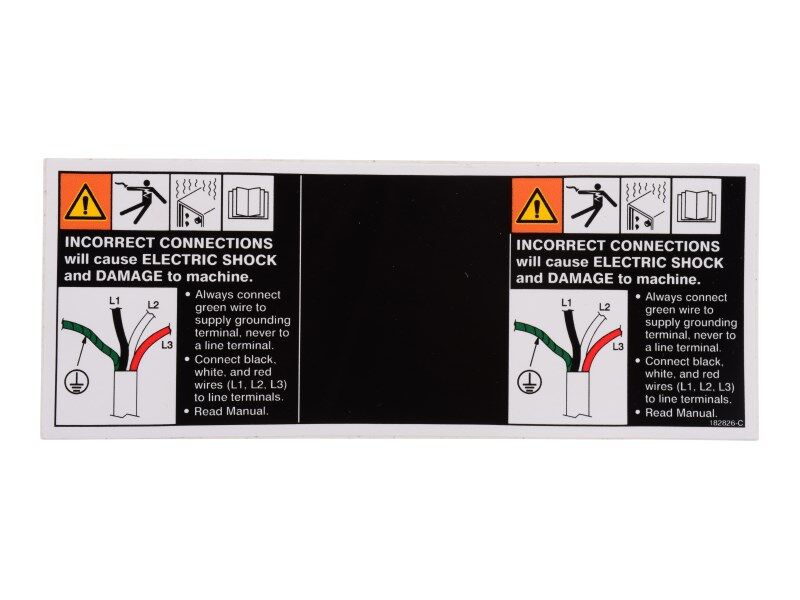 7027775 Warning Electric Shock Decal | JLG