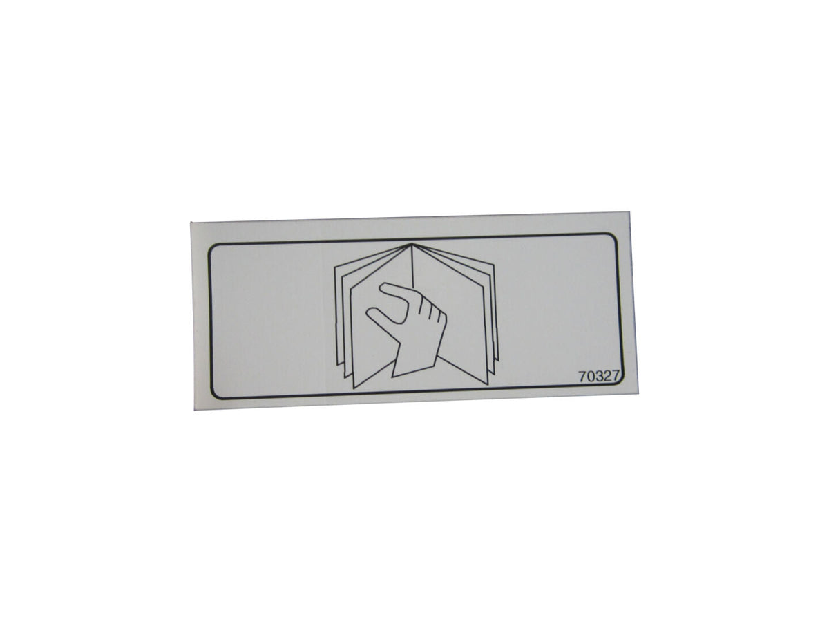 70327 Decal-Hand On Book | JLG