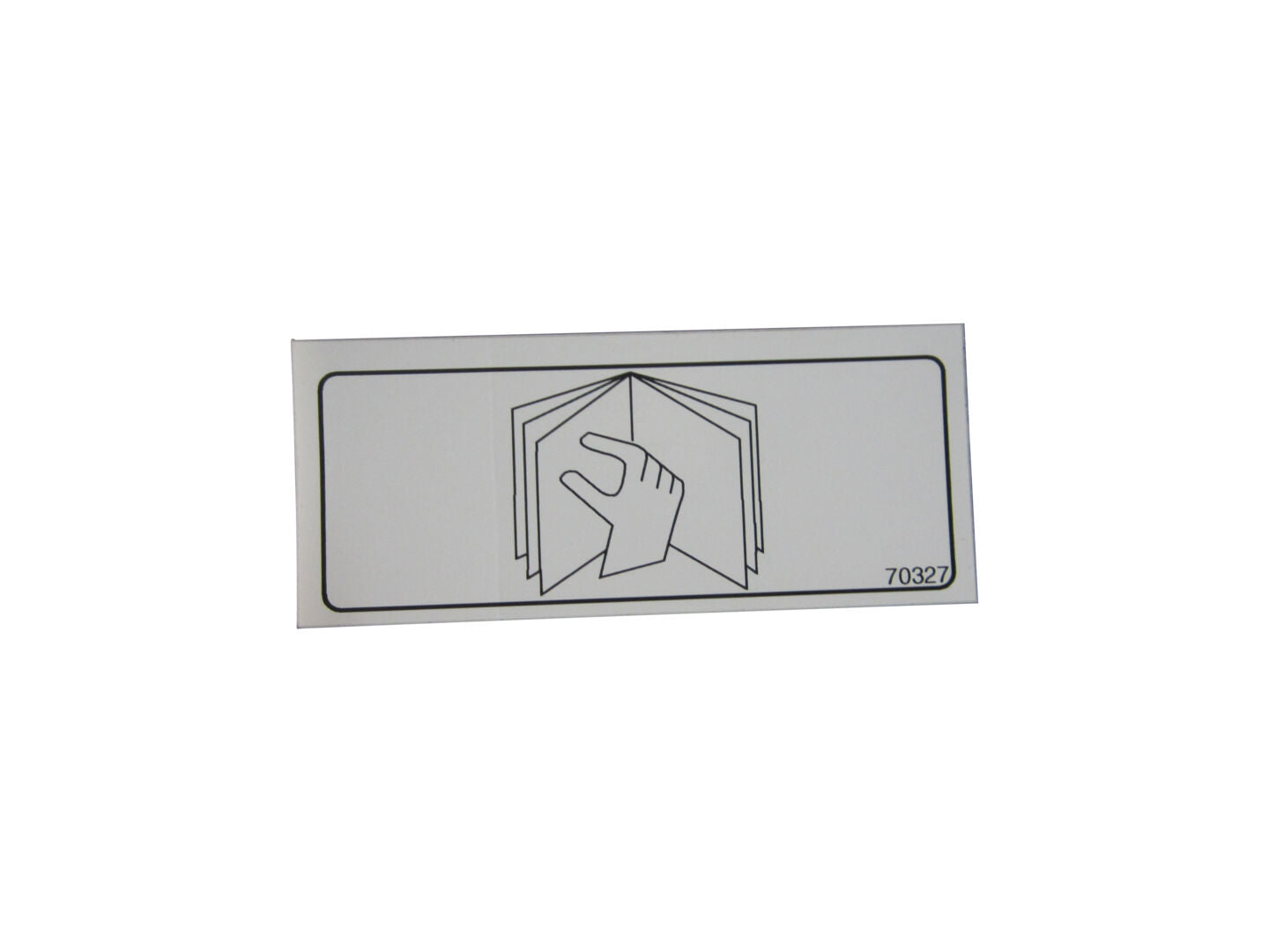 70327 Decal-Hand On Book | JLG