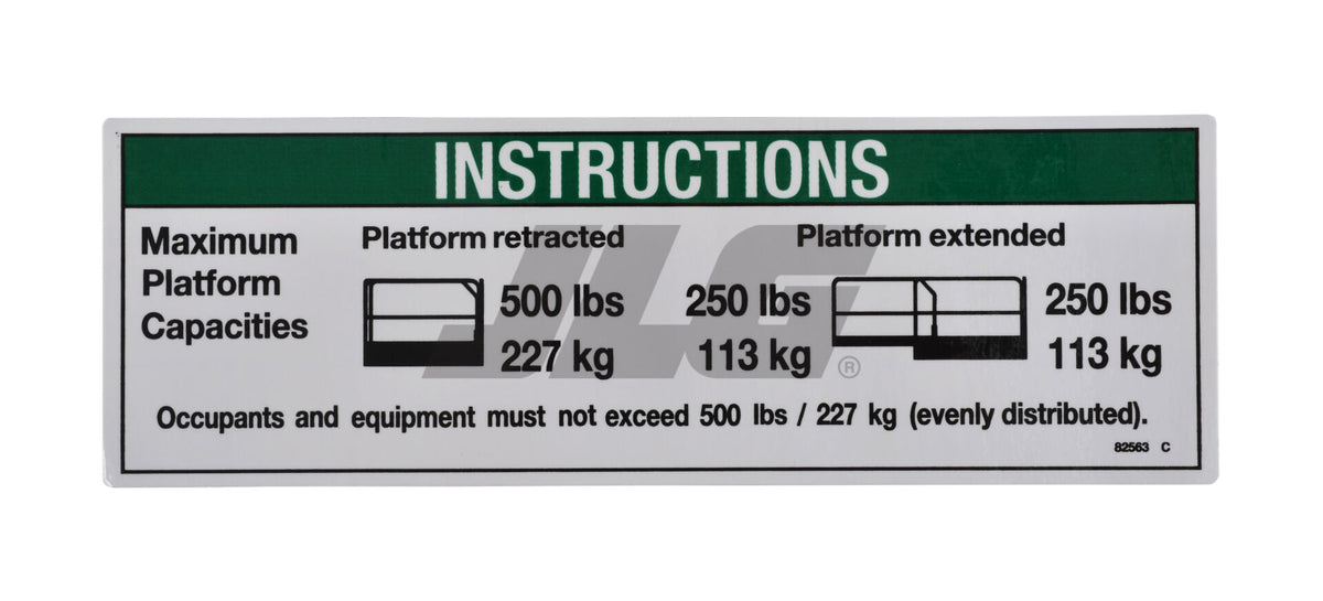 82563 Instruct-Max Cap 500Lbs | Genie