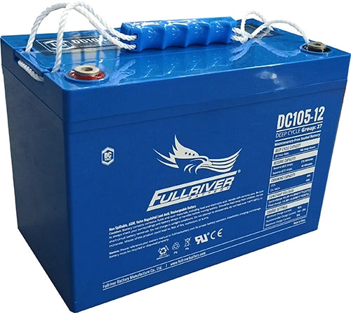 بطارية Fullriver DC105-12 12V ديب سايكل AGM