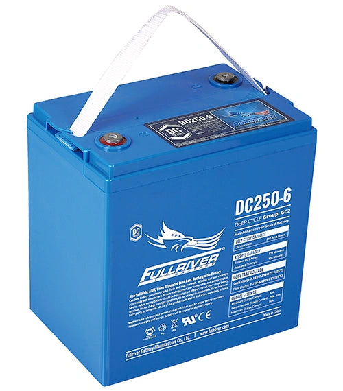 بطارية جل دورة عميقة Fullriver DC250-6 6V AGM