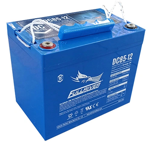 بطارية Fullriver DC85-12 بجهد 12 فولت بتقنية AGM للدورات العميقة