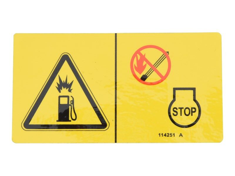 114251 No Smoking Symbol Decal | Genie
